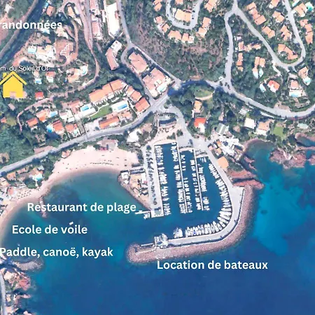 Vue Mer, 2ch, 60m². דירה Théoule-sur-Mer